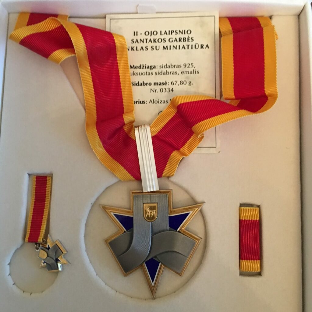 Lithuanian Medal - Sign of Santaka