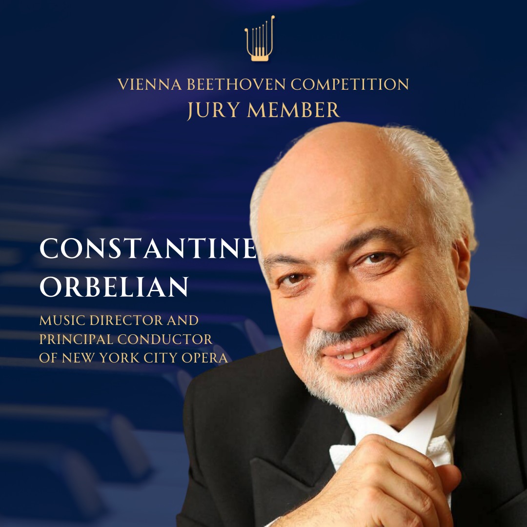 beethoven competition jury announcement. Constantine Orbelian photo